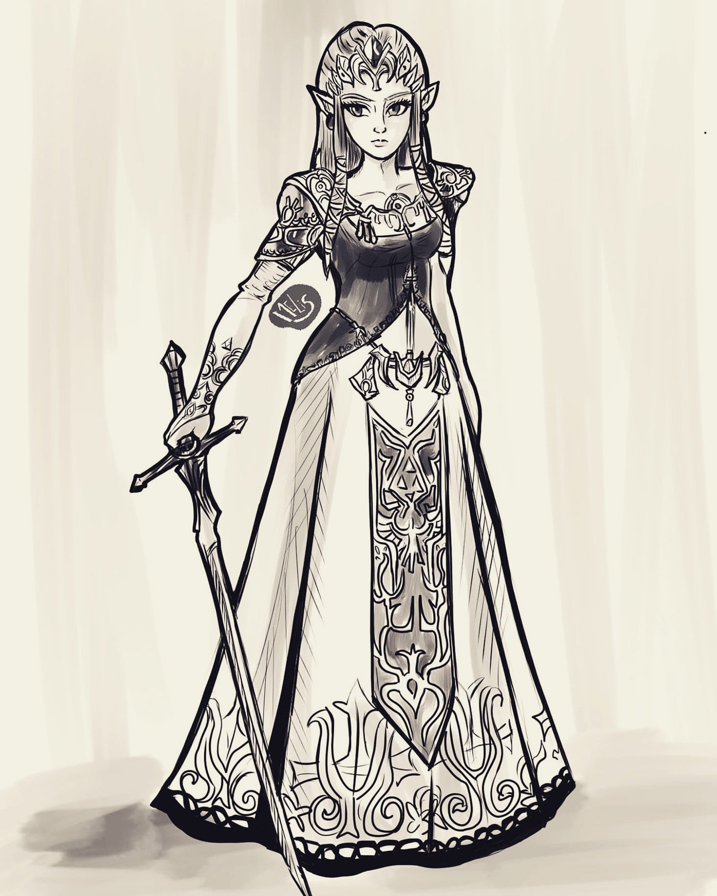 88 Coloring Pages Of Princess Zelda  Free
