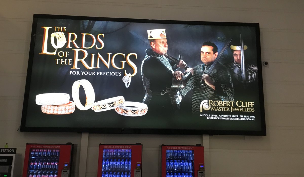 RCJewellers's tweet photo. Check out our new billboard at @CastleTowers near the Piazza! If you see it, take a selfie & tag us!
#KingsofBling #sydneyjeweller #jewellery https://t.co/Qw3X7VqBcE
