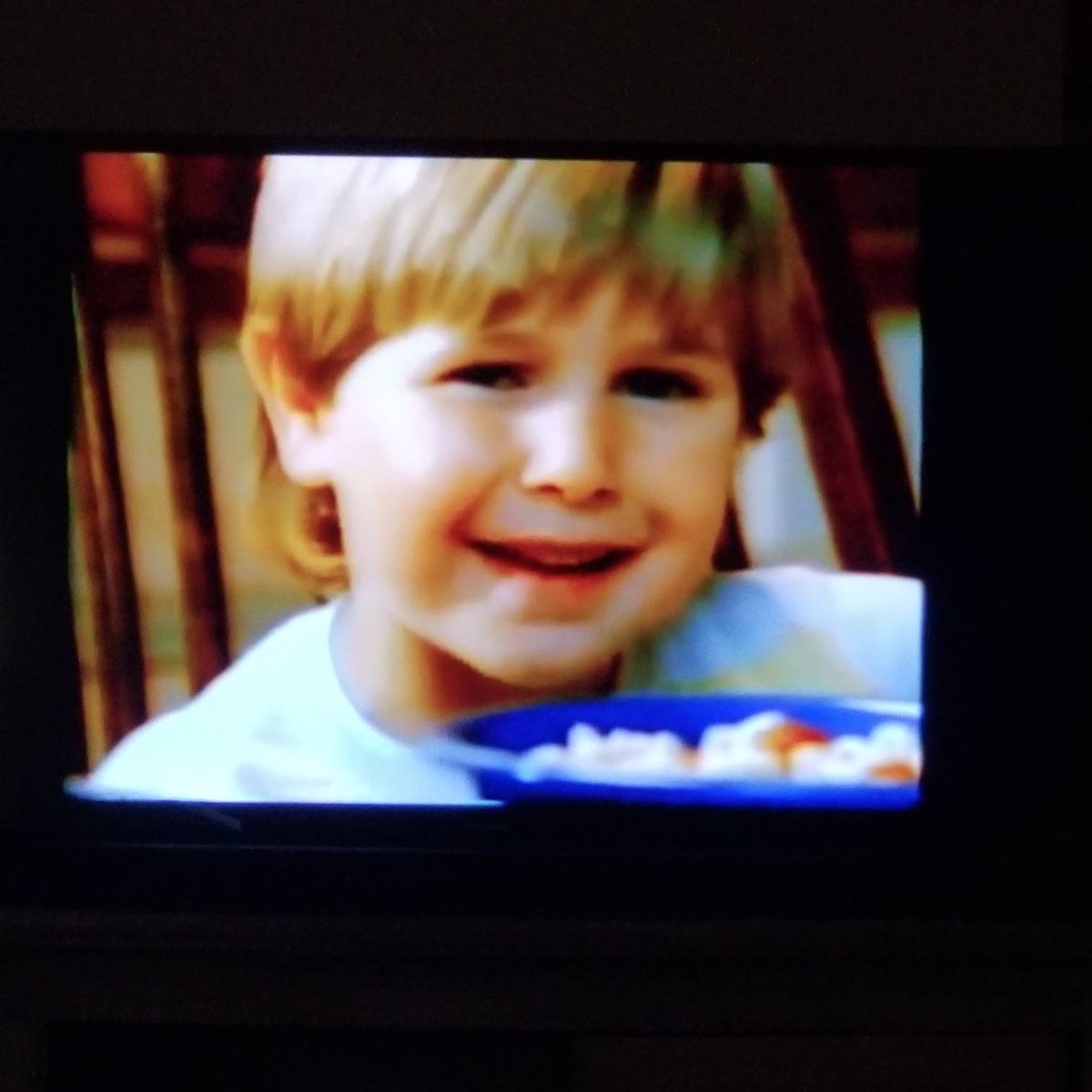 fraase's tweet photo. @brettambler I stumbled across this Alphabits commercial. Is this cute little guy you?! #youonkazoo #brettambler https://t.co/R1Q4SGhJt7