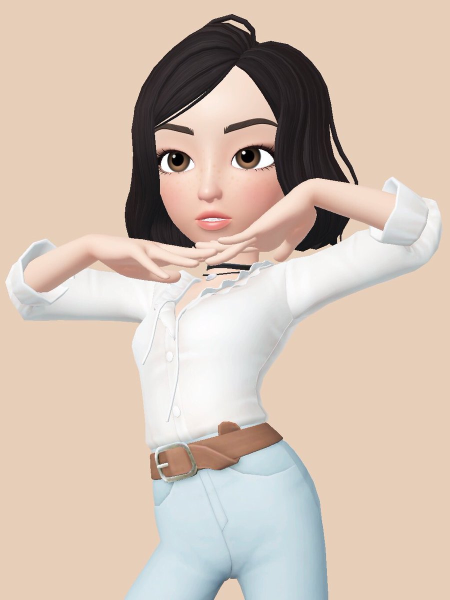 // Hey if any of you kiddos use ZEPETO, I have one I made for myself. Maybe we can be friends and take cute pictures together?? (*´ω`*)