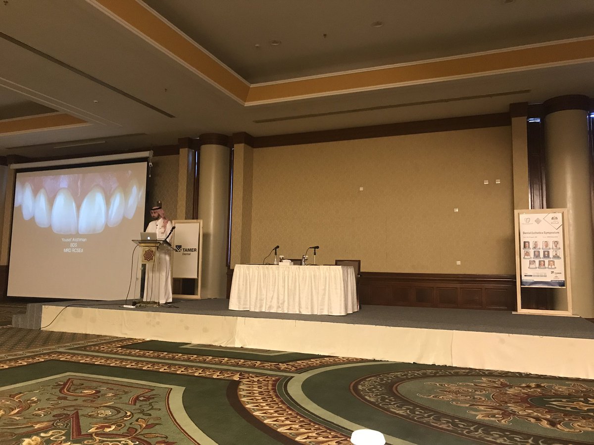 Dr. Yousef AlOthman is presenting “what makes an esthetic treatment successful”