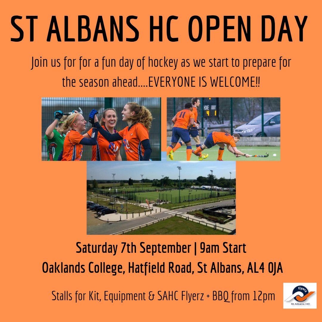 StAlbansHC's tweet photo. Hands up if you are coming to the SAHC open day🙋🏼♀️🙋🏻♂️
Join us for a fun day of hockey as we start to prepare for the season ahead.....EVERYONE IS WELCOME!!🏑
#clubopenday #hockeyfamily #tangerinearmy #hockey #fun #friends https://t.co/EUxLsjel5O