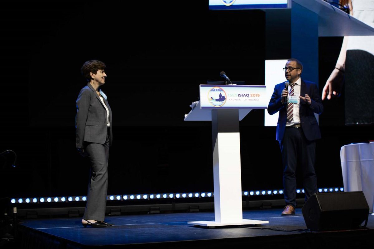 IpaResearch's tweet photo. From the recent #ISESISIAQ2019 conference, congratulations to Antonia Calafat on her Excellence in Exposure Science award, presented by @HolgerKoch17 from @IPA_Forschung  #exposurescience @ISExposureSci (photographer Justina Suminaite). https://t.co/v5NDikIGKP