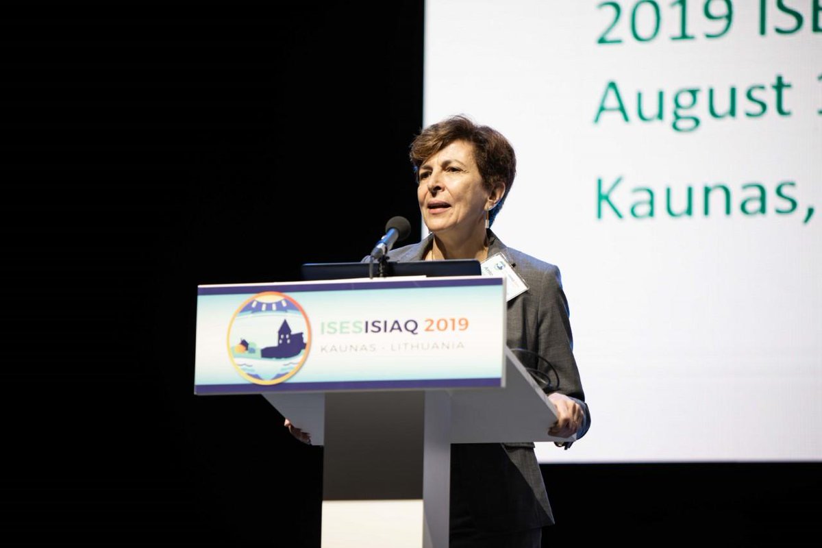 IpaResearch's tweet photo. From the recent #ISESISIAQ2019 conference, congratulations to Antonia Calafat on her Excellence in Exposure Science award, presented by @HolgerKoch17 from @IPA_Forschung  #exposurescience @ISExposureSci (photographer Justina Suminaite). https://t.co/v5NDikIGKP
