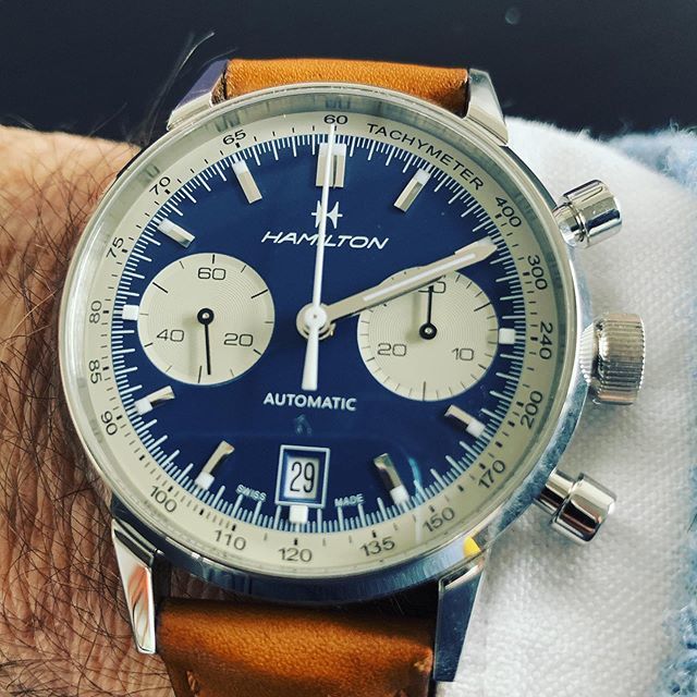 Why not...in Australia? Hamilton Intramatic chrono shows why the (value) brand might well find favour on our shores.
#watch #watches #watchnerd #watchporn #calibre61 #watchcollector #instawatch #mechanical #fashionista #watchesofinstagram #instalike #instamood #accessories #…