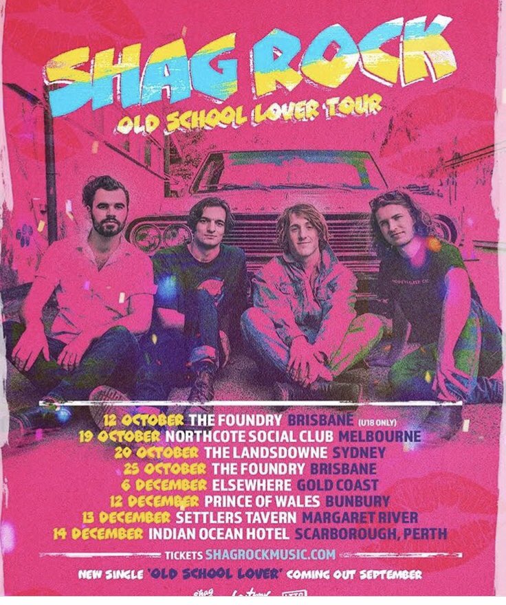 Tour to support our new single “Old School Lover” which comes out next month.  Yewwww