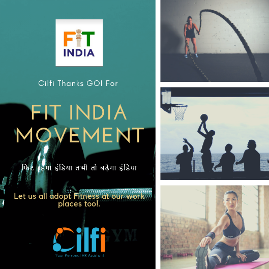 CilfiHR's tweet photo. #FitIndiaMovement
Let's adopt Fit India Movement at our work places too!
Encourage all your Employees, Team members and Colleagues to participate!
#Cilfi #HRMS https://t.co/neowREqr8k