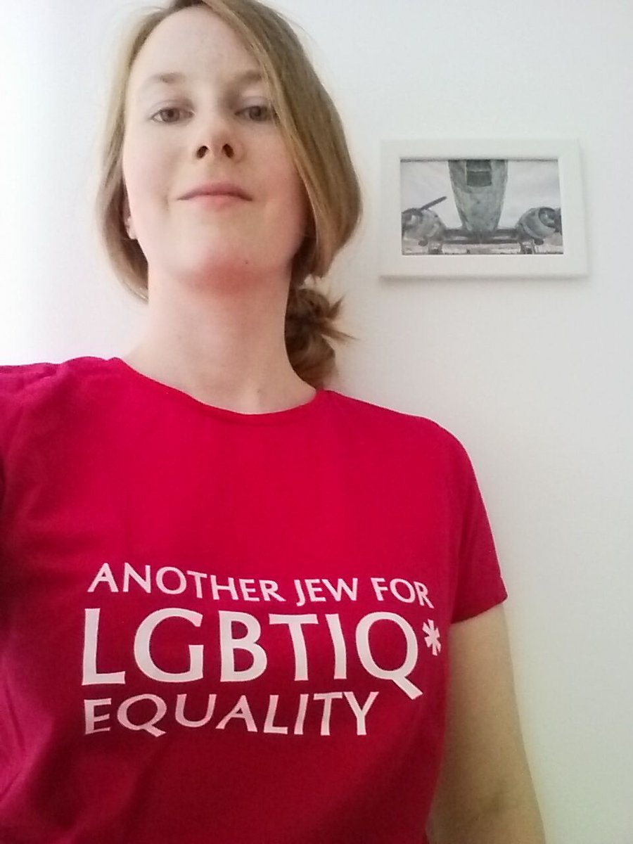 sarah_leben's tweet photo. Another day in my favourite t-shirt. #religionsforequality #LGBTIQ https://t.co/H8dVloqtFy