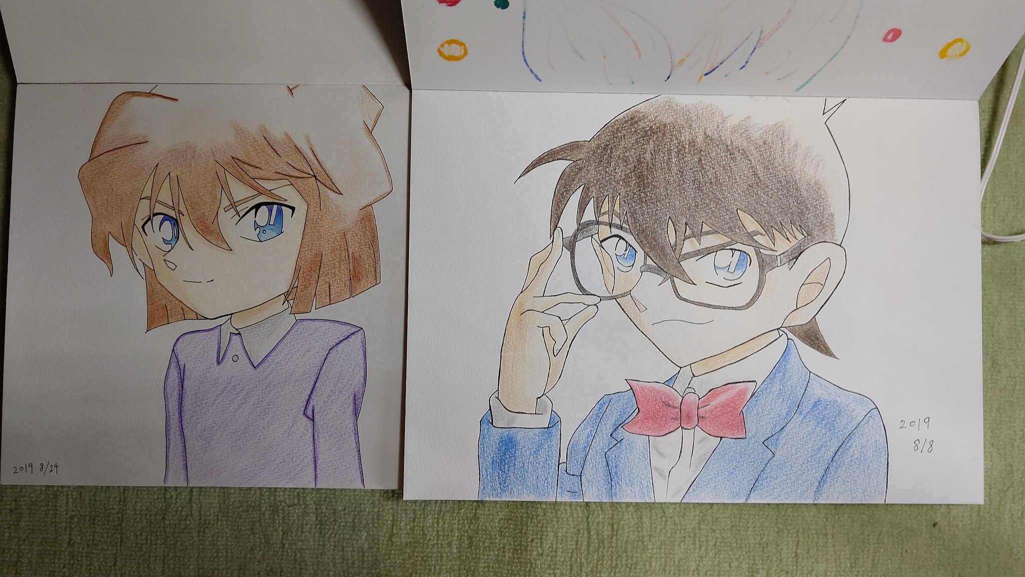 たいき お絵描き2年目 この前まで何も描けなかった素人の自分が描いたとは思えない 絵 絵描きさんとつながりたい アニメ イラスト アナログ絵描きさんと繋がりたい アナログ絵 スケッチ 模写 名探偵コナン 灰原哀 コナン 絵が上手くなる方法を