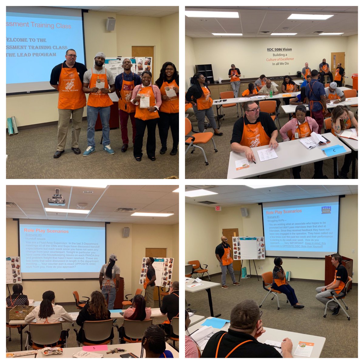 david_abernath1's tweet photo. Committed to Developing our associates @ #5086! Today’s LEAD class, Tomorrow’s future leaders. Learning, Workshop, Role Plays, & Recognition! #MAP #DevelopExecuteLead @IsaacjTHD @JH5086 @MSchaeffer_THD @islandkemper @PrestonCombell1 @THD_RDC5086 @geoffrey_janer https://t.co/gA8aVFotwi