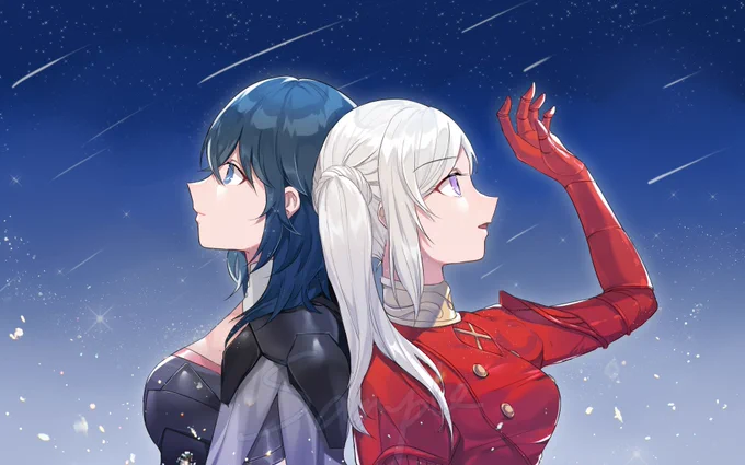 ご依頼です。An commission art for u/Etheox.

#エデレス
#FE3H 
#FireEmblemThreeHouses 
#FE風花雪月 