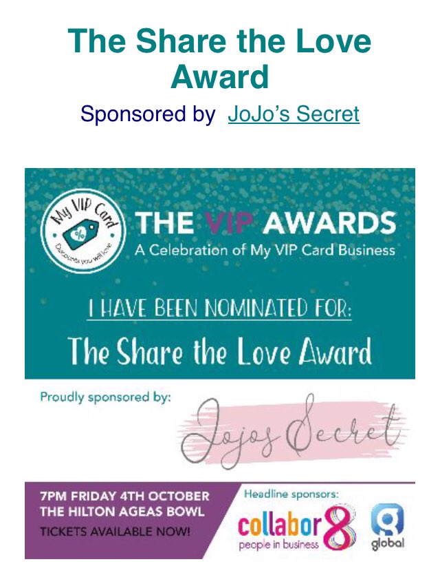 cupcakemcookie's tweet image. We are very excited to be nominated for 3 awards please vote for us at @MyVIPCard1