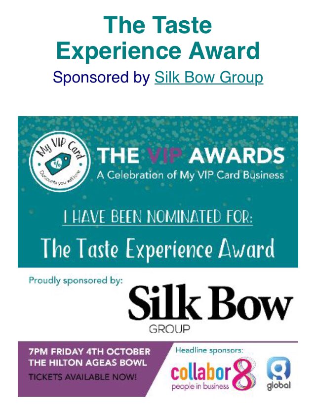 cupcakemcookie's tweet image. We are very excited to be nominated for 3 awards please vote for us at @MyVIPCard1