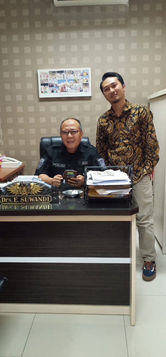 Terima kasih atas kerja sama nya pak, Semoga semakin sinergitas untuk kita semua . Aamiin