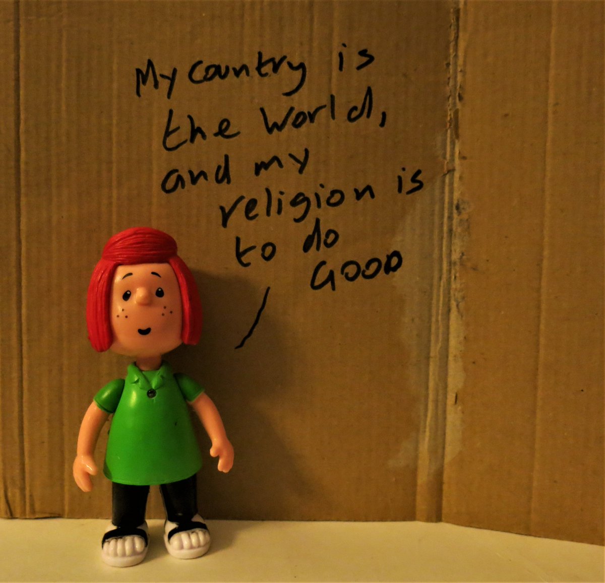 Gargarin's tweet photo. #HelloPepper
"The World is my country and to do good is my religion." https://t.co/9Ak6Xbl0tD
