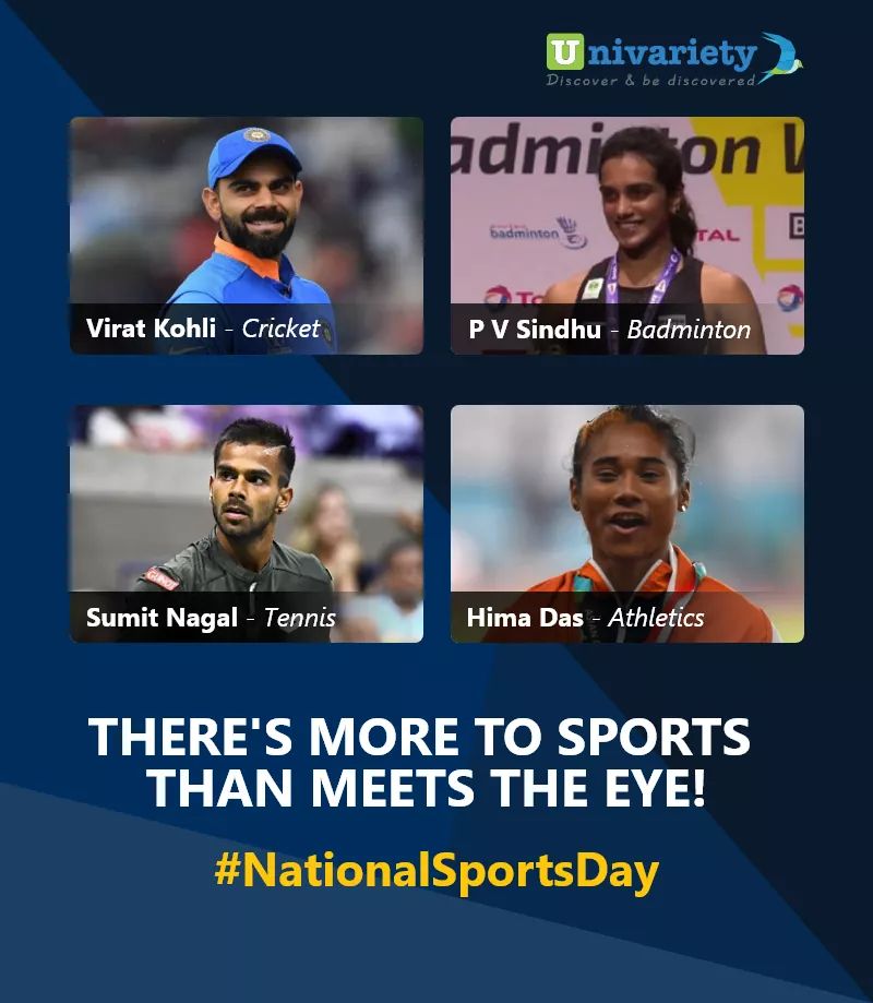ProMapIndia's tweet image. #NationalSportsDay celebrates the spirit of sportsmanship &amp;amp; champions the message of various sports. The underlying message being unity, teamwork and going #BeyondAcademics. While our Golden Girl #PVSindhu brings laurels, careers in sports are longer a rarity. Drop a comment.
