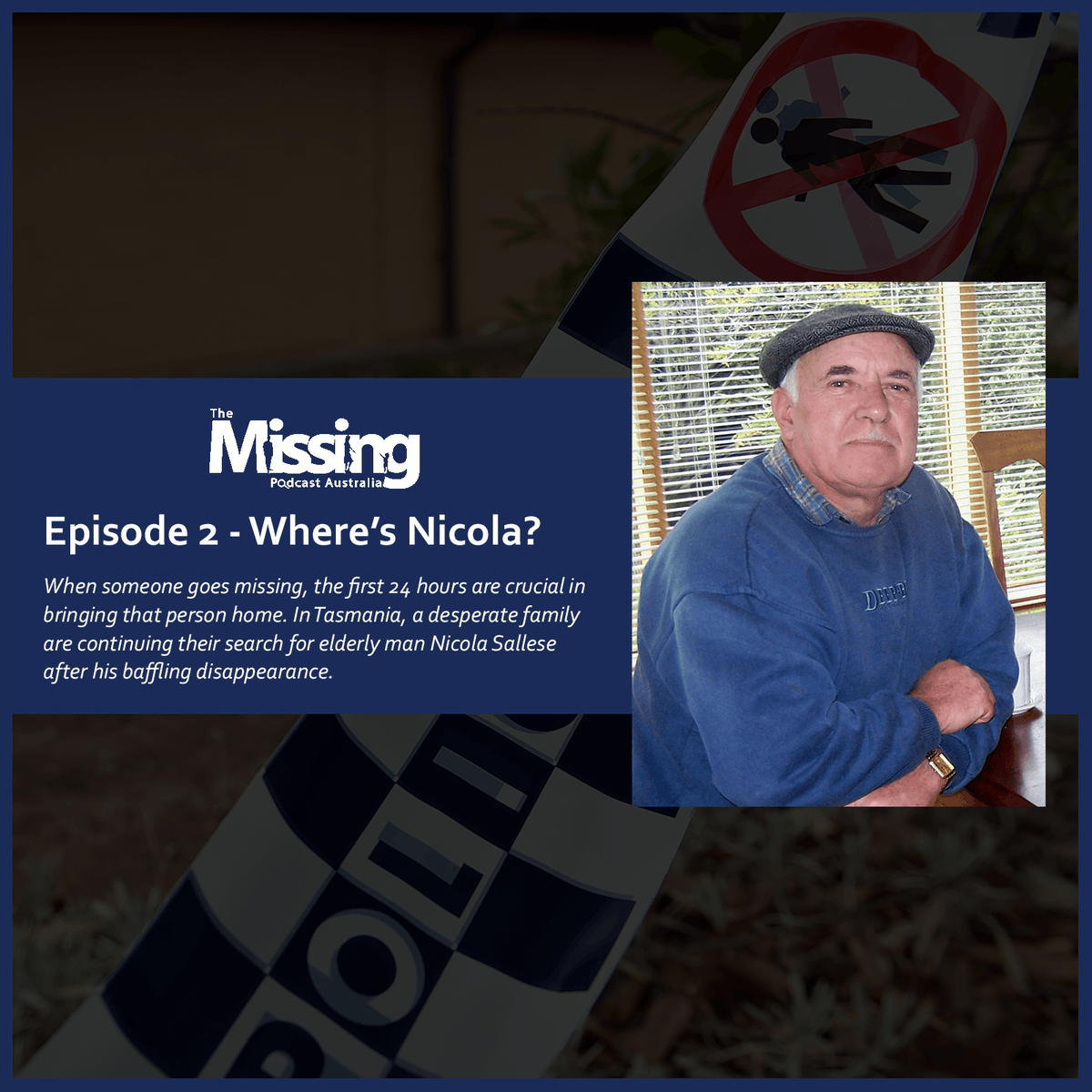 TheMissingPod_'s tweet photo. π EPISODE 2 - Where's Nicola?
In Tasmania, the search continues for elderly man @SalleseNicola. Meanwhile, police attempt to identify a faceless man.
SUBSCRIBE:
Spotify: https://t.co/UhXYt1MFCr
Apple: https://t.co/osxMANRYI0
#TheMissingPod π€ https://t.co/OfGRW5KTfM