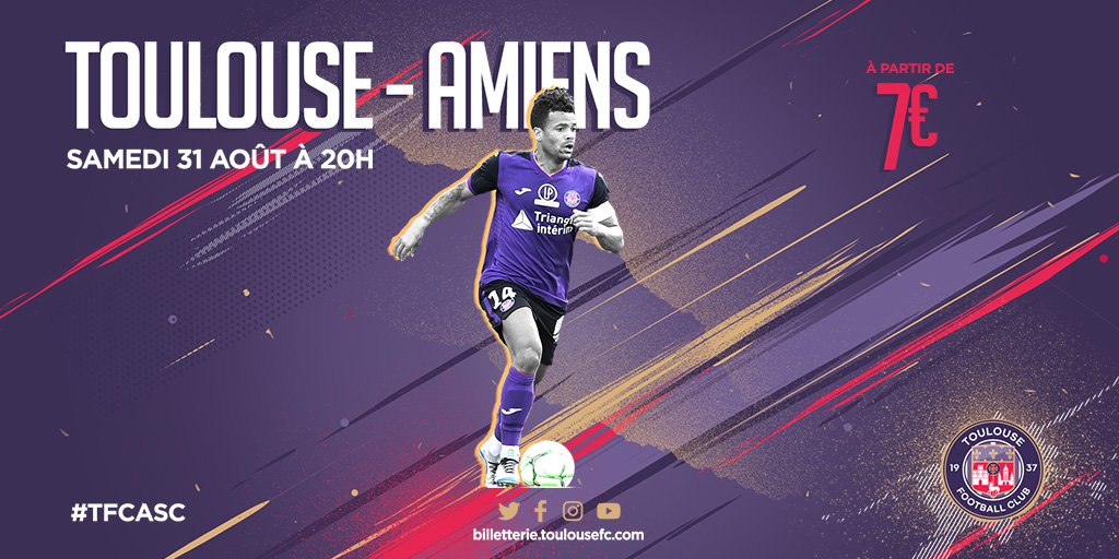 ToulouseFC's tweet image. J-2 avant #TFCASC !

Venez encourager les joueurs toulousains et les aider à décrocher un 2ème succès consécutif au Stadium 💪

Billets à partir de 7€ sur billetterie.toulousefc.com