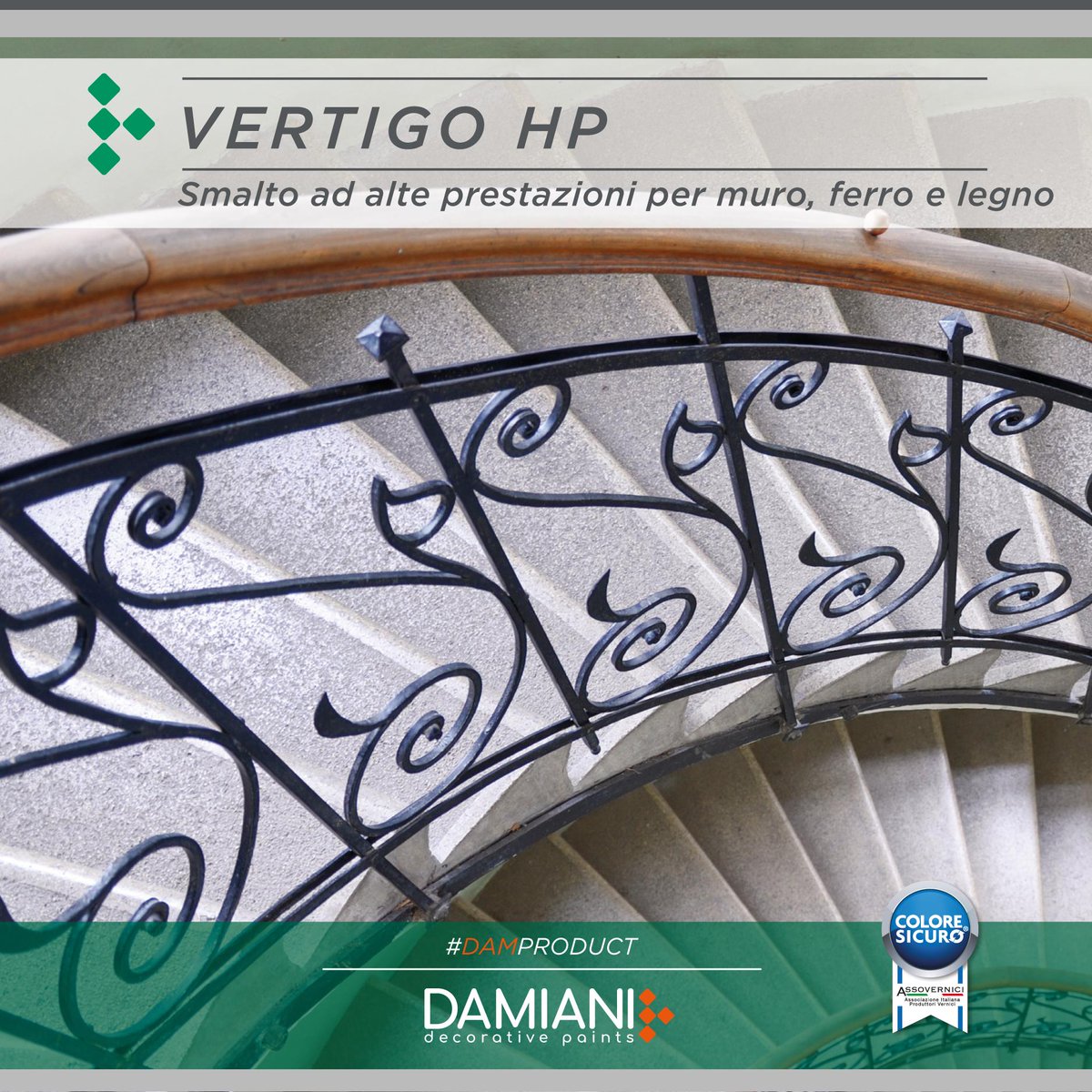 Color_Damiani's tweet image. VERTIGO HP Smalto all'acqua ad alte prestazioni per muro, ferro e legno

✔️ Multisupporto
✔️ Oltre 5.000 colori
✔️ Ottima distensione

#damproduct #colorificiodamiani #vertigohp