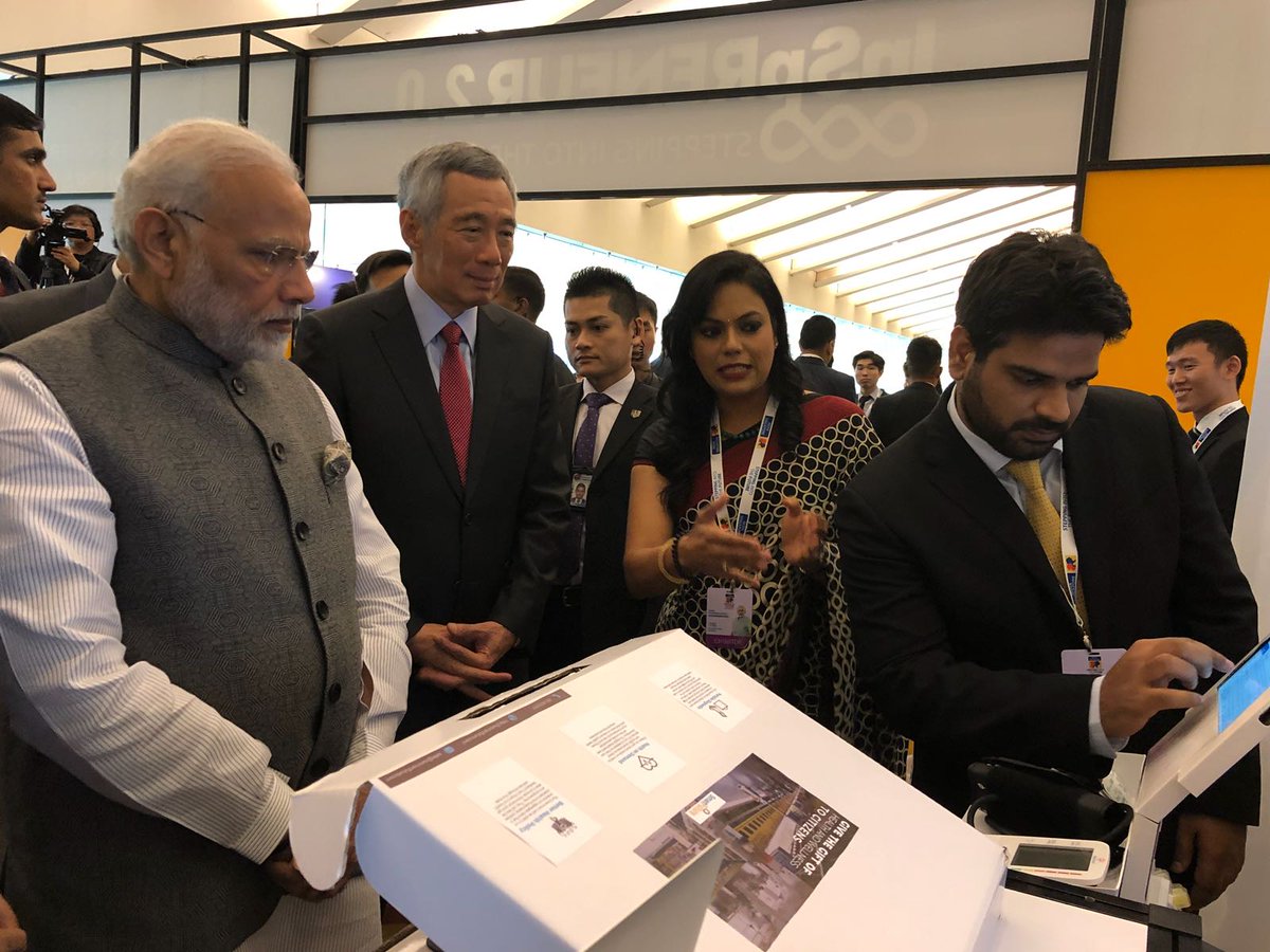 JigsThanki1987's tweet photo. An #IoT #HealthcareApp Solutions by @LetsNurture for a client in #Singapore gets rave reviews from PM of India - @narendramodi at an Exhibition in Singapore.

Meet #LetsNurture at #GITEX2019 for the complete smart healthcare solution.

https://t.co/KmKvKhSezL https://t.co/CeOK7kBgaf