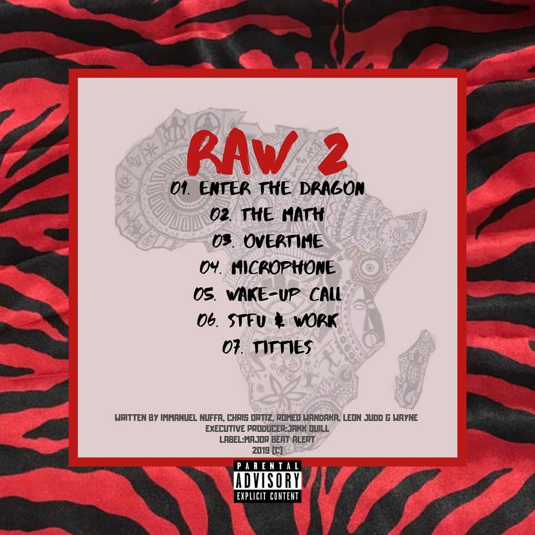 TevinMuthuiKe's tweet photo. Hello fam 
Behold I present to you the Tracklist for #RAW2 

(below is the thread of the inspiration behind each track on the tape)
#TracklistThursday
#RAW2
#NairobiKenya
🇰🇪🇰🇪🇰🇪 https://t.co/ldvMenBerq