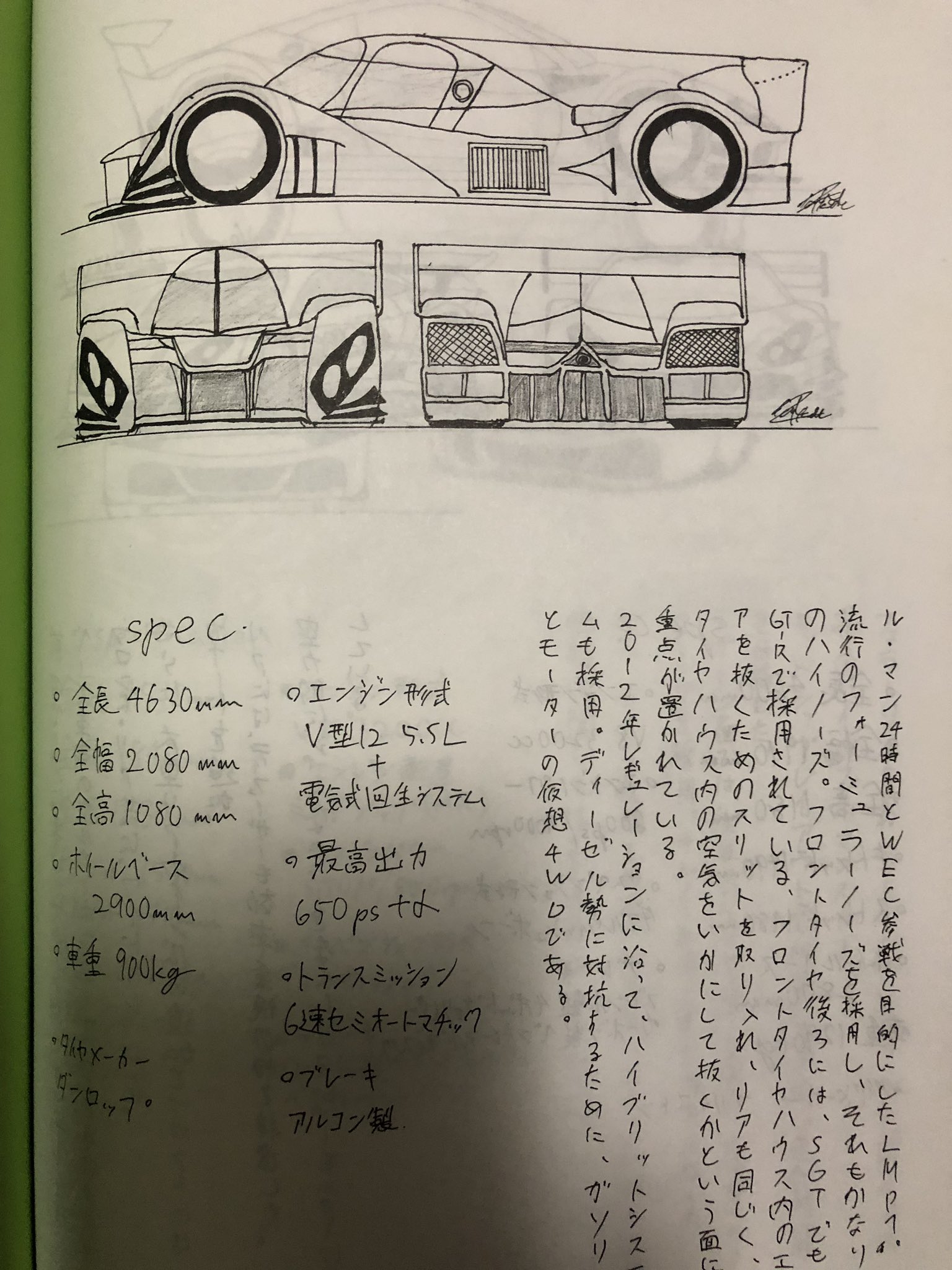 たくさふ در توییتر クルマ好きキッズだった高校の卒業文集というなの黒歴史を発掘した