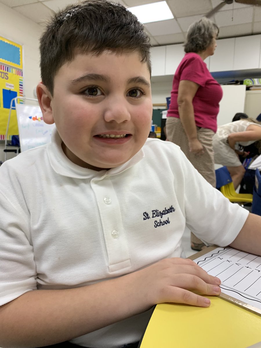 PKBurchick's tweet image. Stephen’s first day of kindergarten! 📚🖍#StEsStrong @rlburchick