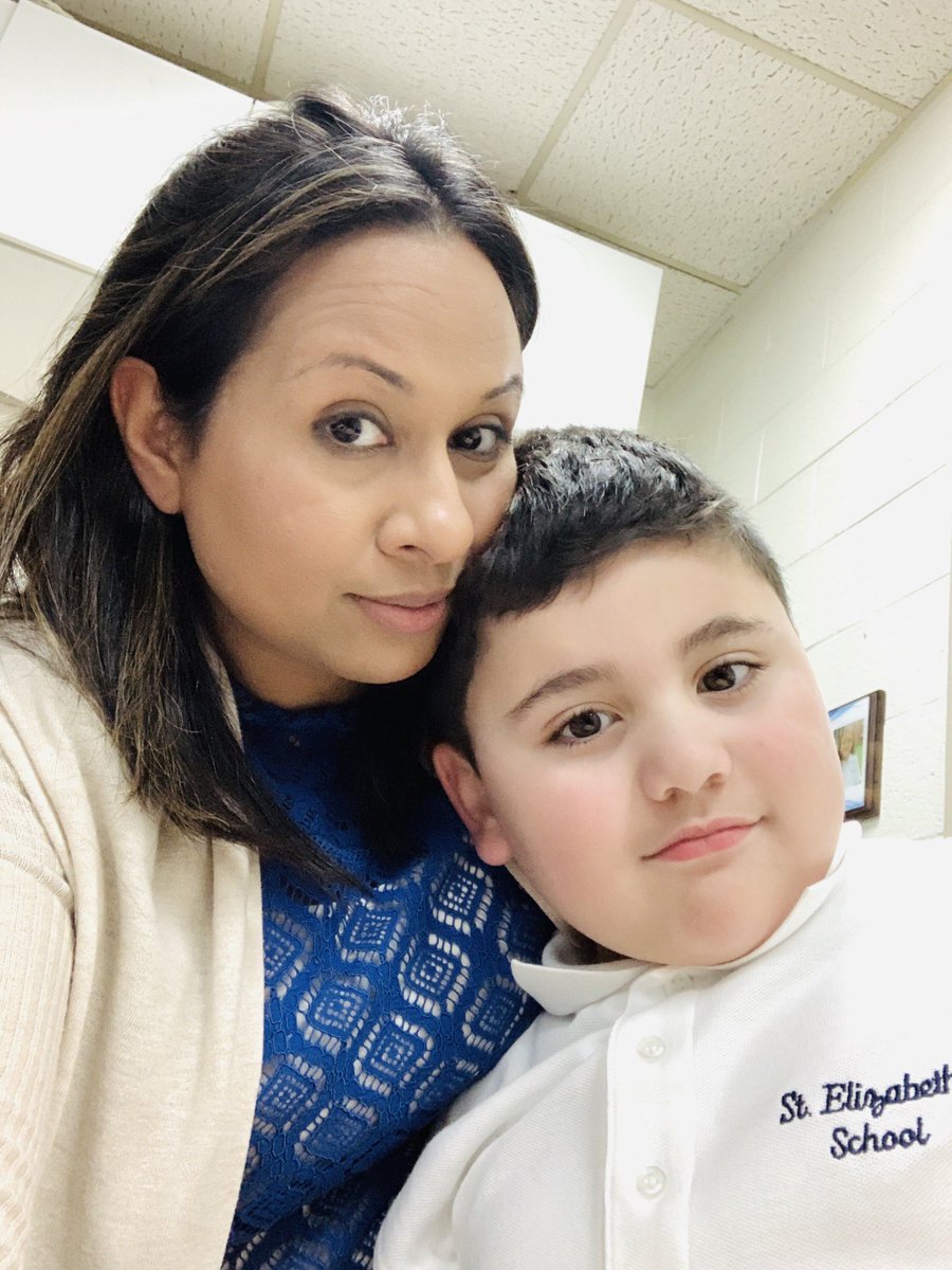 PKBurchick's tweet image. Stephen’s first day of kindergarten! 📚🖍#StEsStrong @rlburchick