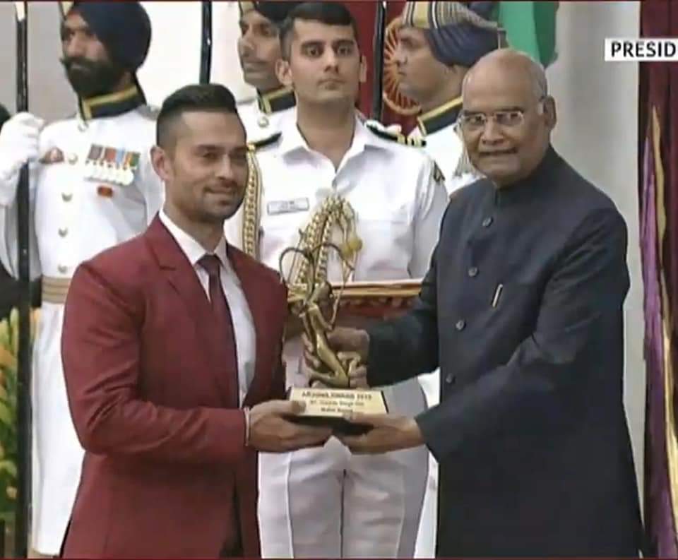 Big recognition for motorsport in India as rally champ <a href="/Gillracing/">Gaurav Gill</a> is awarded the #ArjunaAward !!