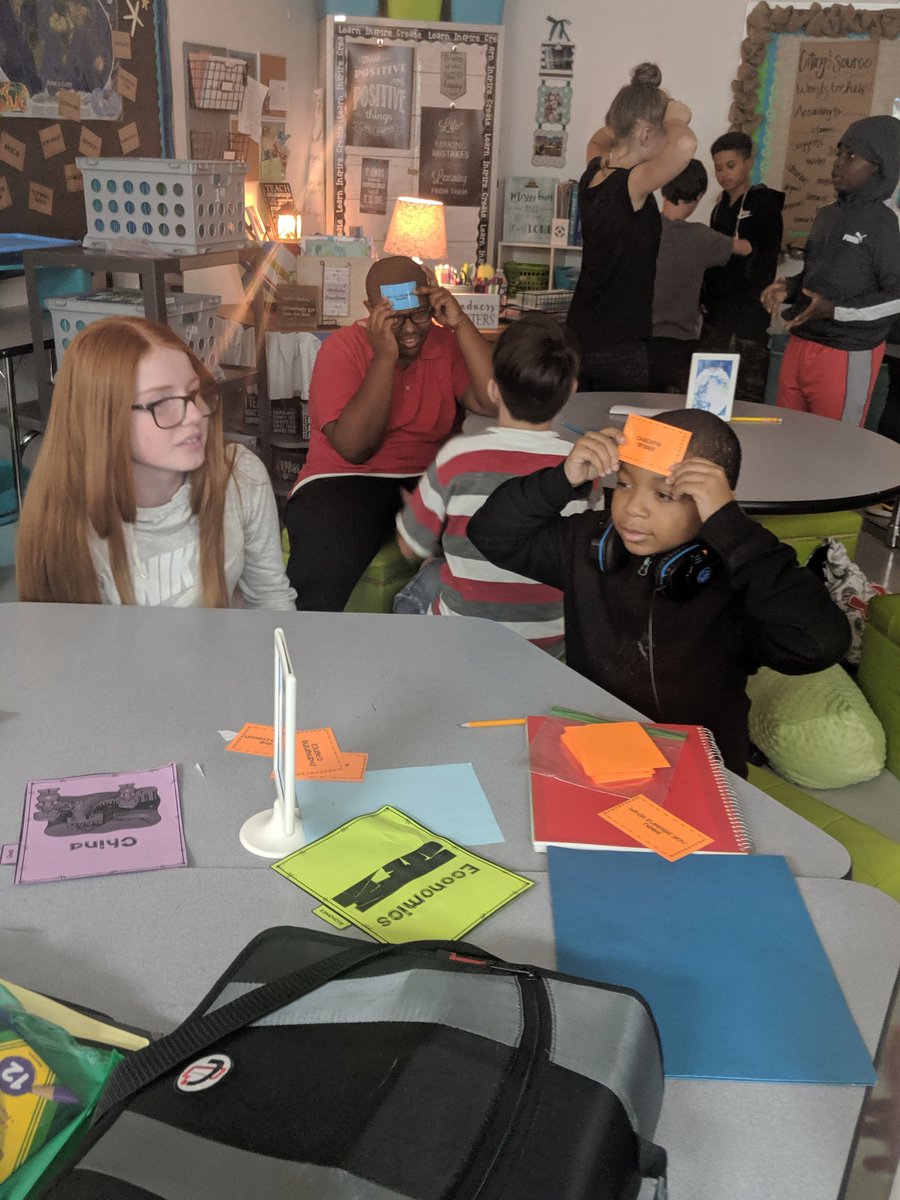 WarriorPrater's tweet photo. Yesterday, we reviewed classroom procedures using the school version of Hedbanz! The kiddos were in dire need of a brain break after testing... This did the trick! @BR_STEM #reynproud #reynmemories #sixthgradeisfun https://t.co/3S7S6cZiab