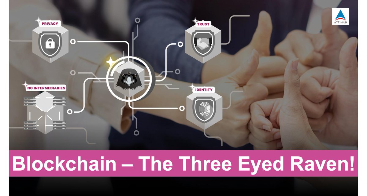 AttinadSoftware's tweet photo. Mohamed Noushad of Attinad Software provides an end to end story of blockchain's evolution and its potential in his whitepaper "Blockchain – The Three-Eyed Raven!"
https://t.co/2whypgh2j5

#blockchainsolutions https://t.co/lK6ROZx4Au