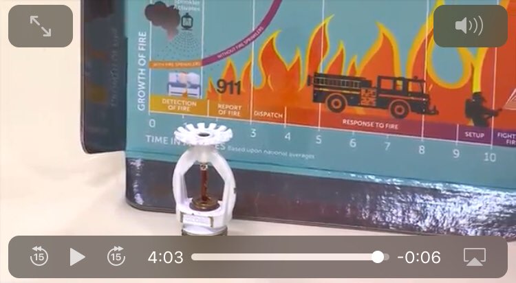 HFSCorg's tweet photo. Here’s an excellent example of effective home fire sprinkler education, featuring Paul Eichler @ike653 on @DelmarvaLife TV. Good work!! https://t.co/IjN1vqXGAq https://t.co/CUo7F9Hf6Q