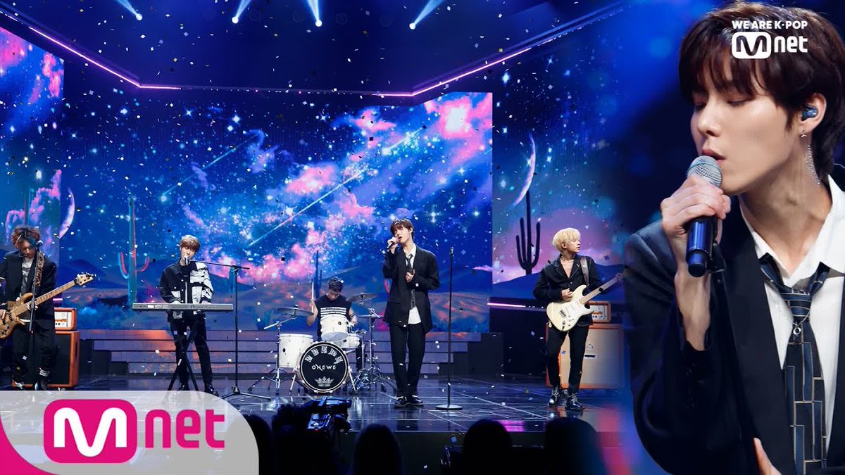 soompi's tweet photo. WATCH: #ONEWE Makes "M Countdown" Debut With "Regulus" Performance https://t.co/amNZz5mDC9 https://t.co/quTTcLP5N2