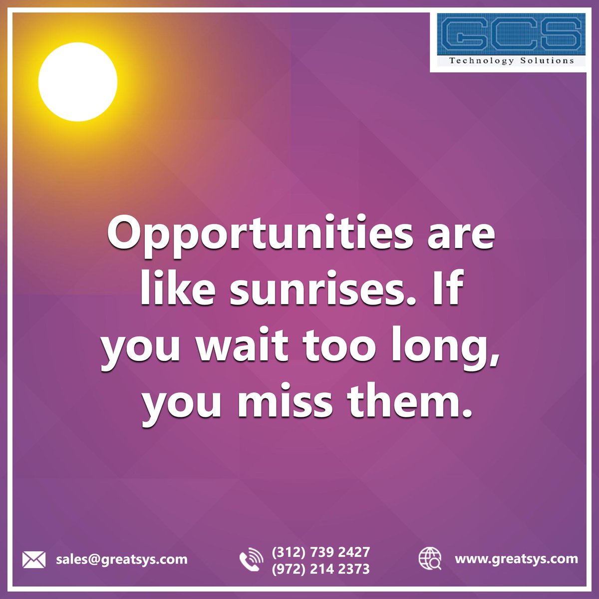 GCS Inc (@gcs247) on Twitter photo True That!
#networkassesment #managedservices #GCS #Greatcomputersolutions #databackup #datarecovery
Visit us: greatsys.com
Write us: sales@greatsys.com
Call us:
(847) 763 0763
Chicago:(312) 739 2427
Dallas: (972) 214 2373 True That!
#networkassesment #managedservices #GCS #Greatcomputersolutions #databackup #datarecovery
Visit us: greatsys.com
Write us: sales@greatsys.com
Call us:
(847) 763 0763
Chicago:(312) 739 2427
Dallas: (972) 214 2373