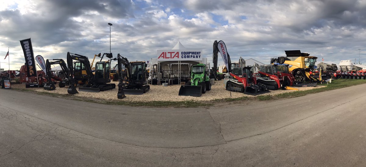 Last day of the <a href="/FPShow/">Farm Progress Show</a>  come see <a href="/AltaEquipment/">Alta Equipment Co.</a> at booth523
