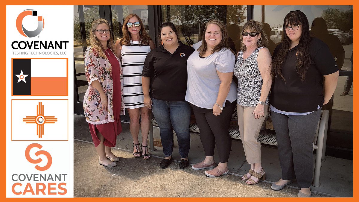 CovenantTesting's tweet photo. Our #CovenantCares team paid a visit to these ladies who are doing a great job in our West Texas and New Mexico offices. Keep up the great work, and we're glad to have you in the #CovenantFamily! https://t.co/qhxCiEdIJ3