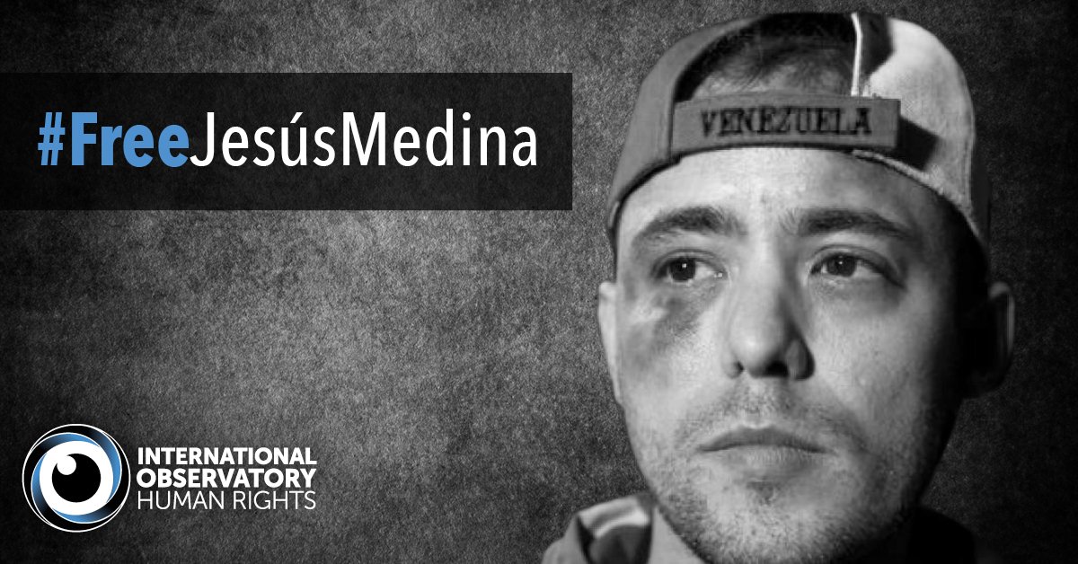 IOHREspanol's tweet image. Hoy se cumple un año de la detención arbitraria del reportero gráfico venezolano Jesús Medina.  #IOHR exige su liberación inmediata.