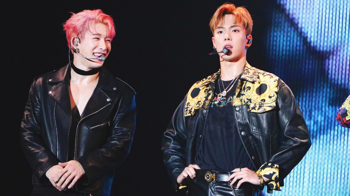 Official_MX_jp's tweet photo. [#MONSTA_X]   
2019 MONSTA X WORLD TOUR 
#WE_ARE_HERE  in CHIBA
その３  moment
#ショヌ #SHOWNU 
#ウォノ #WONHO
#MONSTAX #モンスタエックス  
#WEAREHERETOUR
@OfficialMonstaX https://t.co/Q6o8Dm5DXE