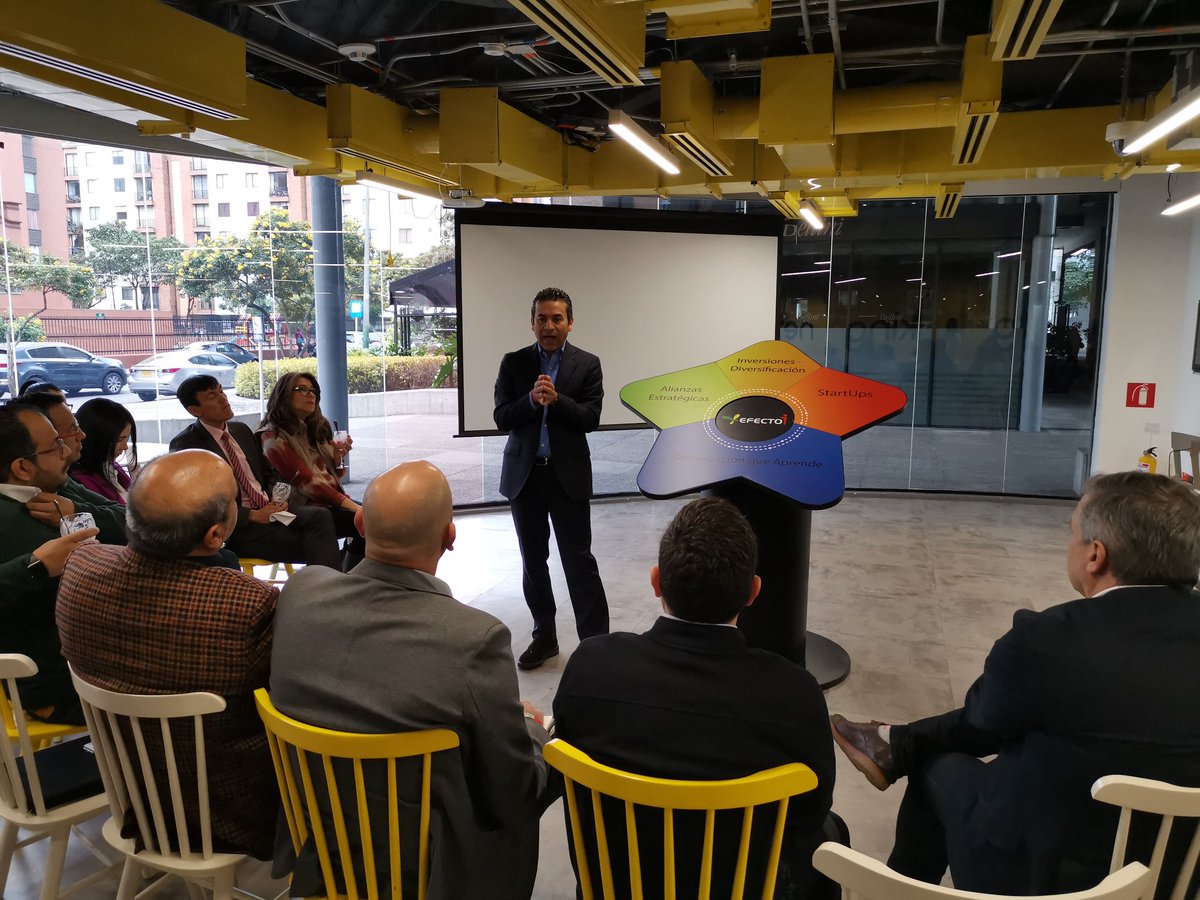 julianrobledo12's tweet photo. Inicia #TourInnovacionFinanciera en #GrupoBolivar #Domoi a cargo de @OscarFRodrig VP Innovación con 33 empresas de los #ClusterServiciosFinancieros #ClusterSoftwareyTI en #Bogota https://t.co/8ENY6DGwEJ