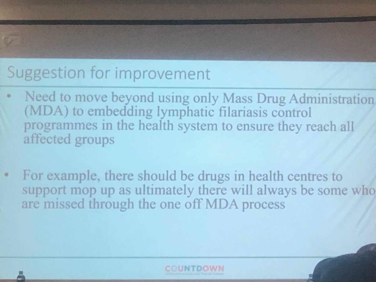 ntdghcountdown's tweet photo. Need for more flexibility in #MDA to ensure it reflects the realities of the target pop. ⁦@AdjoaOfori⁩ ⁦@UK_NTD⁩ ⁦@NTDCOUNTDOWN⁩ https://t.co/S4ALAZX2oH