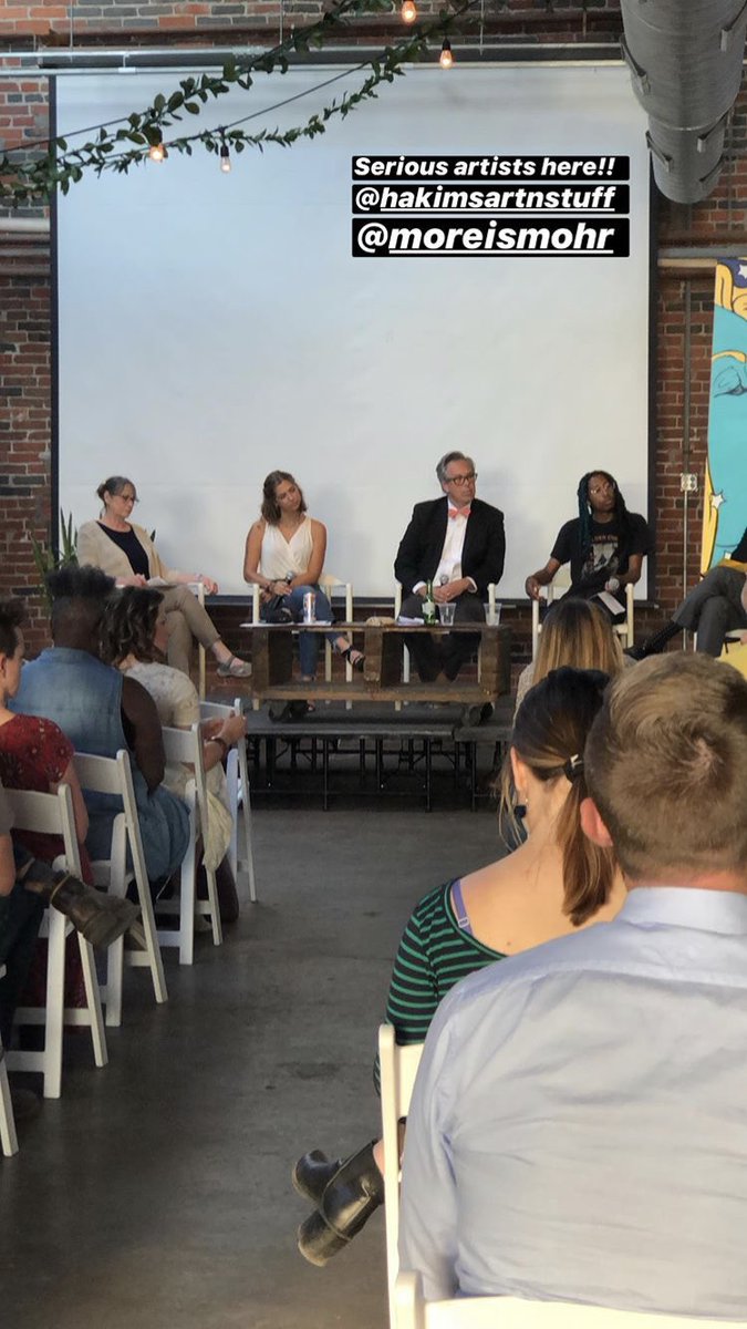 HakimsArtNStuff's tweet image. Yesterday I had the honor to speak at 2 big table talks about art. The conversations we had are just the beginnings of creating a better community here for artists and enthusiasts. #thebigtable #artmakescbus