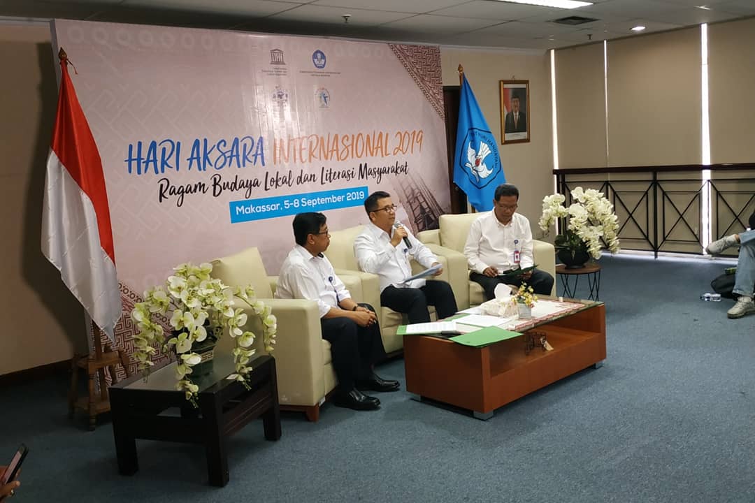 bindiktara's tweet photo. Konferensi pers Hari aksara Internasional https://t.co/wrs4eKt6HI
