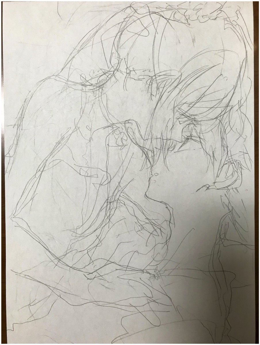 素敵日雛たくさん拝見できて英気を養えたのでちょっと前にラフ描いて放置してた日雛完成させます。 