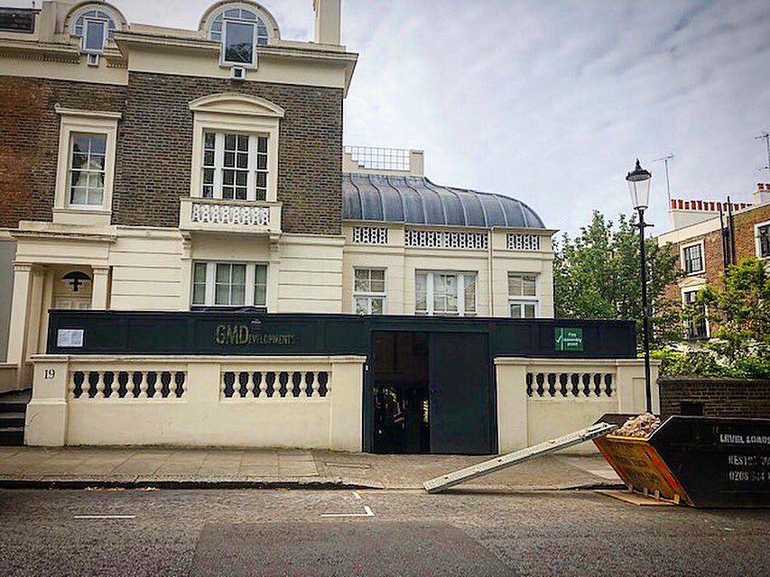 GM_Developments's tweet photo. A new project site set-up complete and works have commenced! ✨ #newproject #hollandpark #londonbuilders #contract #development #buildingcontractors #londonproperty #buildingproject #refurb #transform https://t.co/XismpQwDZX