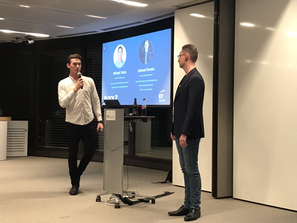 nonfungibleab's tweet photo. Kicking off August’s #EthSydney with @block8 @_samuelgbrooks and @EY_Australia Mike Yorke #blockchainpro #blockchainsyd https://t.co/2ohMXzEaTY