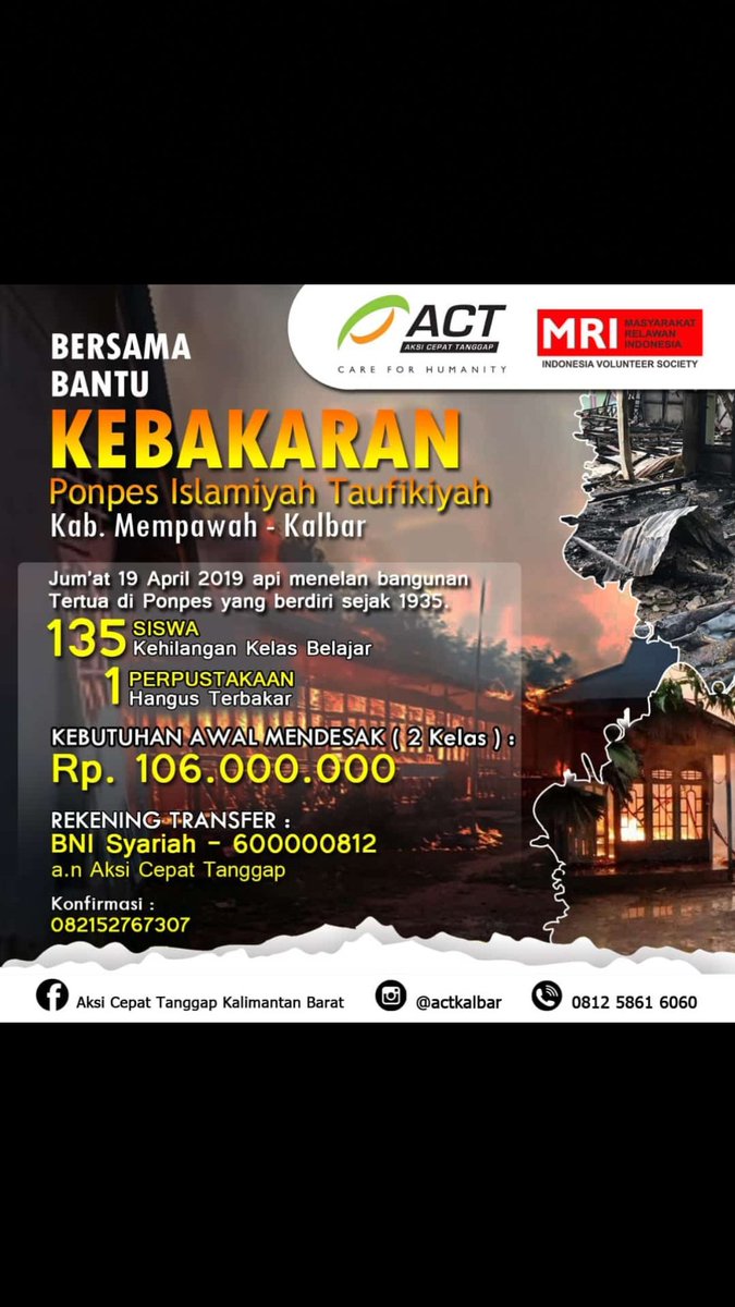 Niniie6's tweet photo. Teruntuk kak @awkarin semoga bisa membantu untuk membangun kembali ponpes yang ada di mempawah kalimantan barat. Mungkin saat ini dalam proses pembangunan 😭 https://t.co/CVsYfKliez