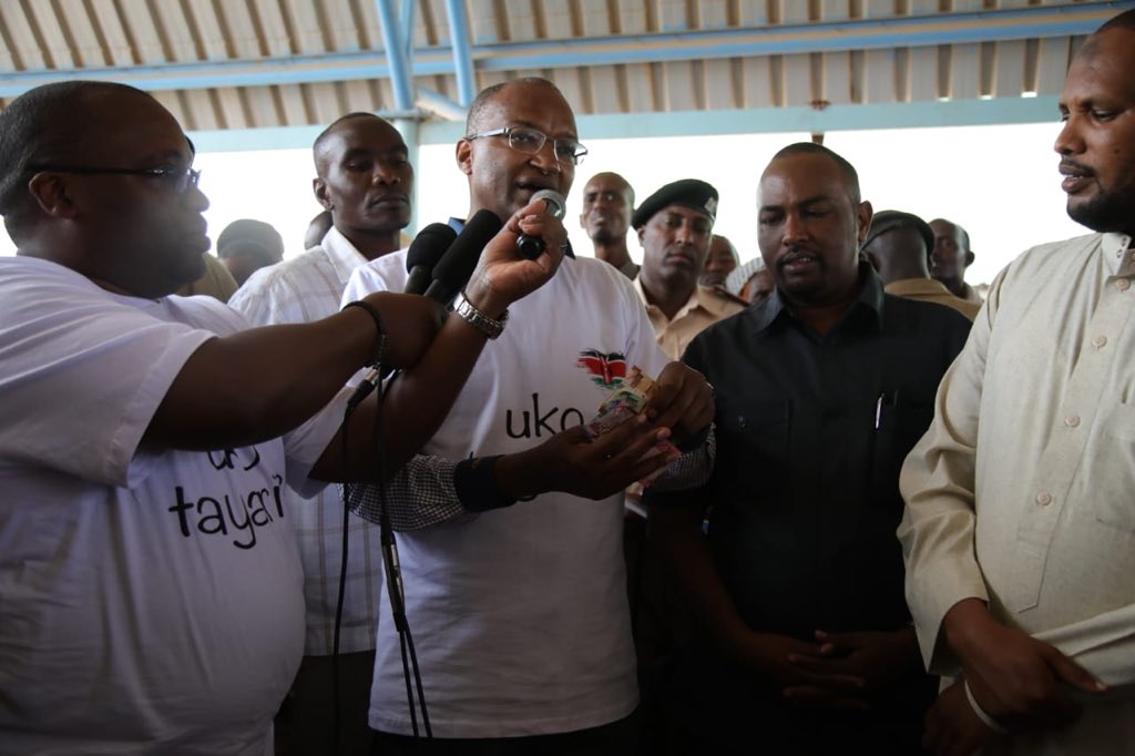 Governor <a href="/njorogep/">Patrick Njoroge</a> was in Garissa and Wajir Counties, getting firsthand engagement on the region’s economy, and reminding residents of the deadline for exchanging or using the older KSh. 1000 notes.