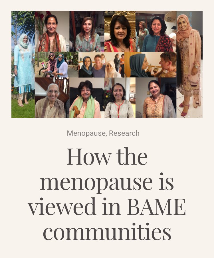 DrNighatArif's tweet photo. My observational piece on how the #menopause is viewed in #BAME communities.

This is a story of MY women.
I ...am... them.

#menopause is ‘not a Western Phenomenon’ 

#menopauseMatters #ALLwomen #changethefaceofthemenopause 

https://t.co/3QzlMPTCEX https://t.co/e9iBxS1v4m
