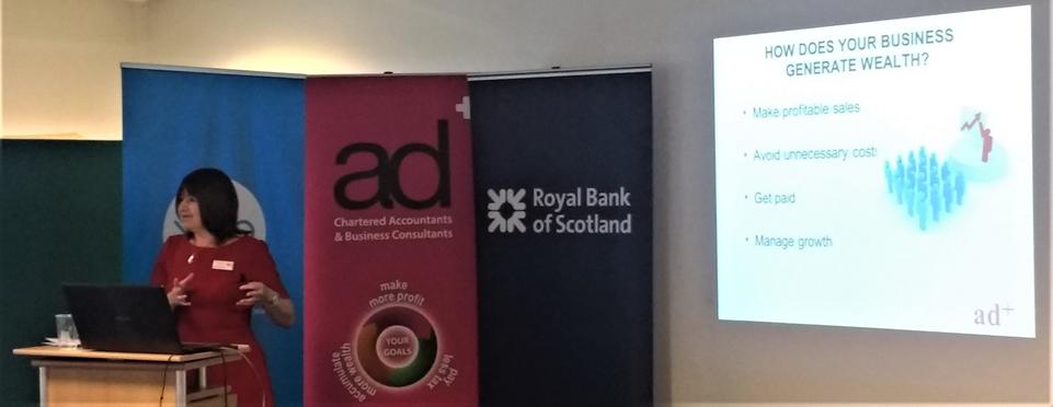 adplusaccounts's tweet photo. How does your business generate wealth? 

Fiona Struthers, CA. Technical Manager of ad+ Chartered Accountants, provided some practical insights during our recent Women &amp; Wealth seminar.

ad+ Chartered Accountants.
https://t.co/HSnQs2SF4u
0141 643 9200 https://t.co/phGfKdprOJ