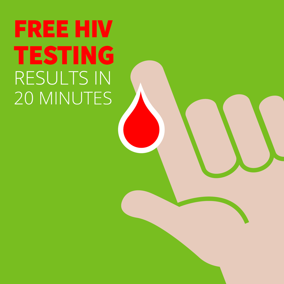 ☝ HIV fingerprick testing drop-ins today ☝ 
1️⃣ 1pm - 4pm, Hanley Health Centre (main entrance)
2️⃣ 6pm - 8pm, Hanley Health Centre, (Garth St entrance)
⏱️Results in 20 minutes 
20mintesting.co.uk